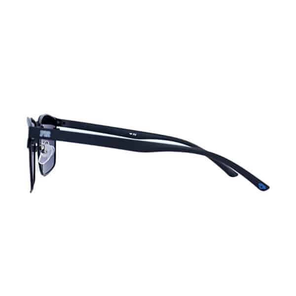 P12 Sunglasses Blue Polarizado Grafite Fosco Metal